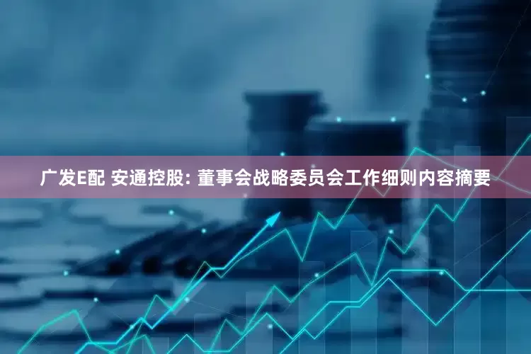 广发E配 安通控股: 董事会战略委员会工作细则内容摘要