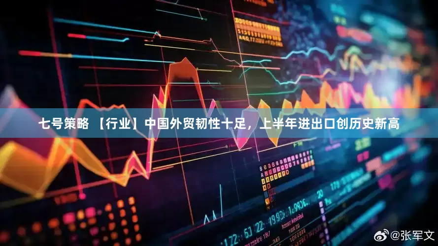 七号策略 【行业】中国外贸韧性十足，上半年进出口创历史新高